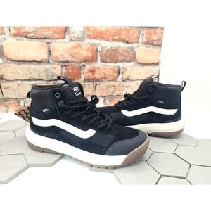Vans MTE Ultrarange EXO HI MTE-1 Hiking Sneakers Black Marshmallow Women Sz 8